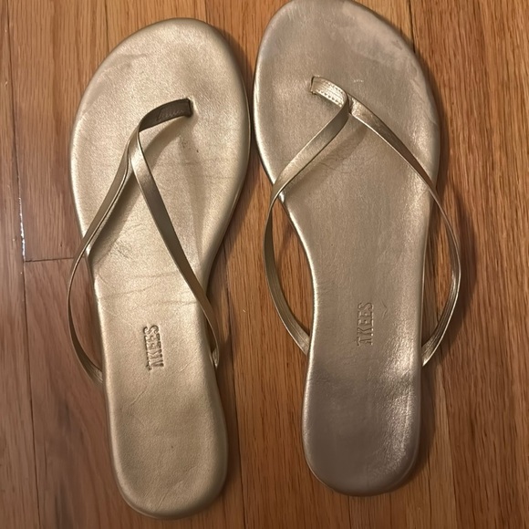 TKEES Lily Metallics sandals USA 10 EUR 41 - Picture 3 of 3
